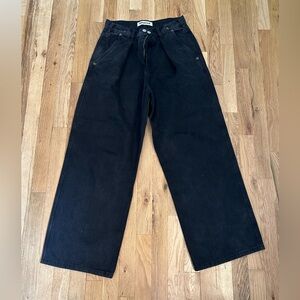 Roucha Diana Denim Pant in Washed Black
